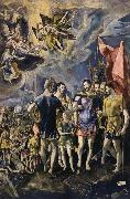 El Greco The Martyrdom of St Maurice oil painting on canvas